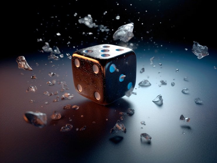 Tampilan meja dealer dan antarmuka taruhan di Game Shows Langsung